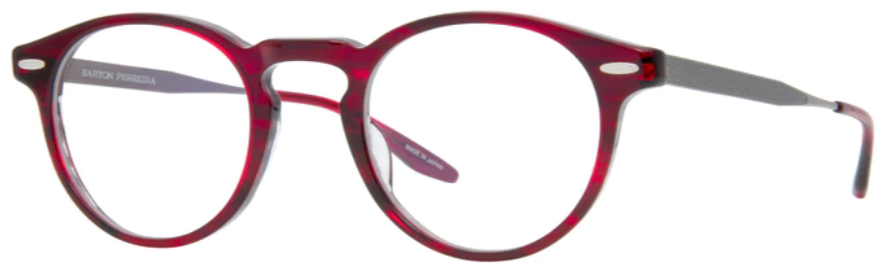 Alexander Daas - Barton Perreira Donnely Eyeglasses - Cabernet Tortoise & Pewter - Side View