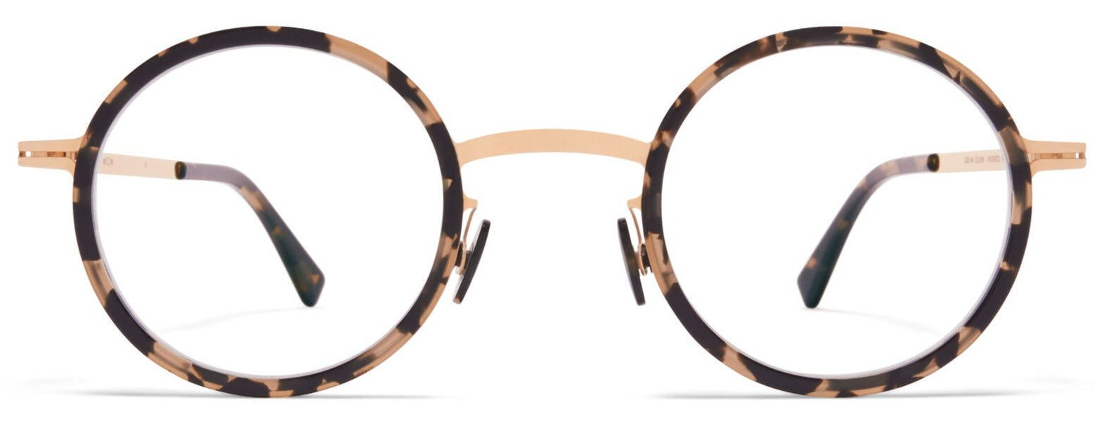 Alexander Daas - Mykita Eetu Eyeglasses - Champagne Gold & Antigua - Front View