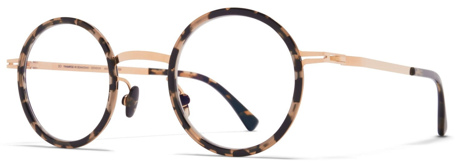 Alexander Daas - Mykita Eetu Eyeglasses - Champagne Gold & Antigua - Side View