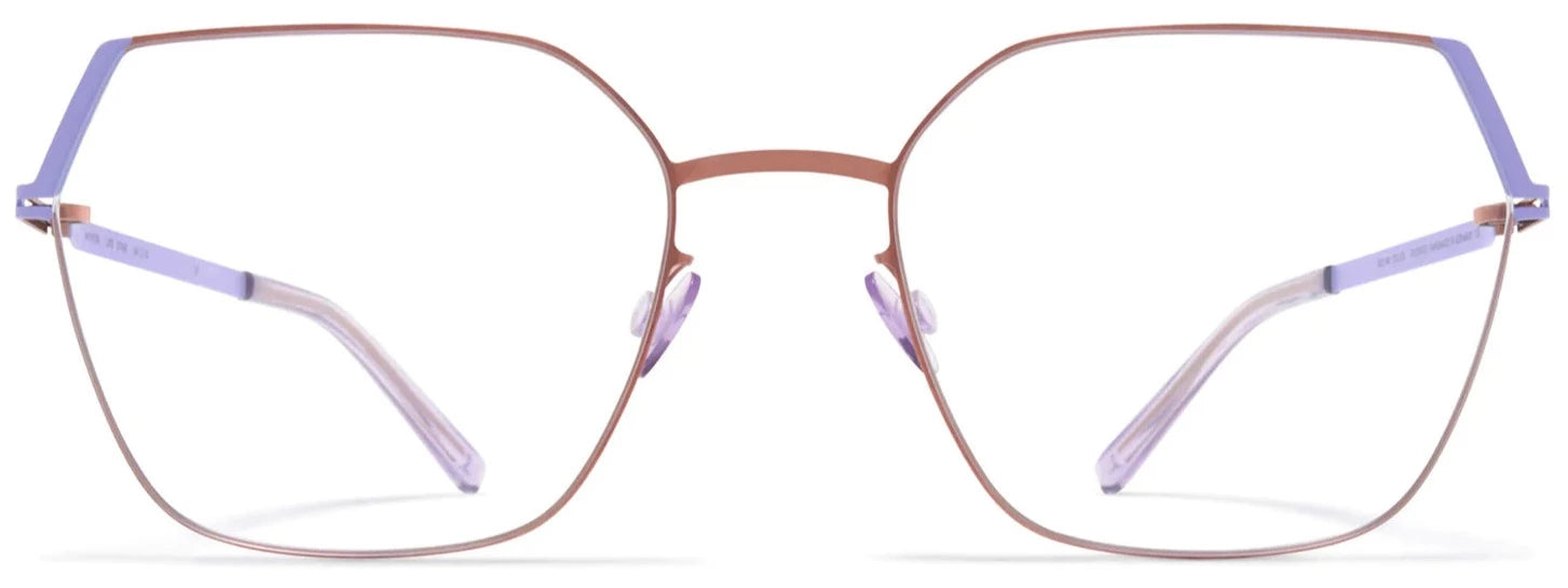 Alexander Daas - Mykita Stine Eyeglasses - Purple Bronze & Iris Lilac - Front View