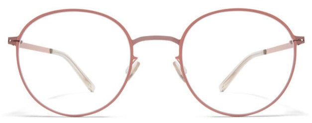 Alexander Daas - Mykita Vabo Eyeglasses - Purple Bronze & Pink Clay - Front View