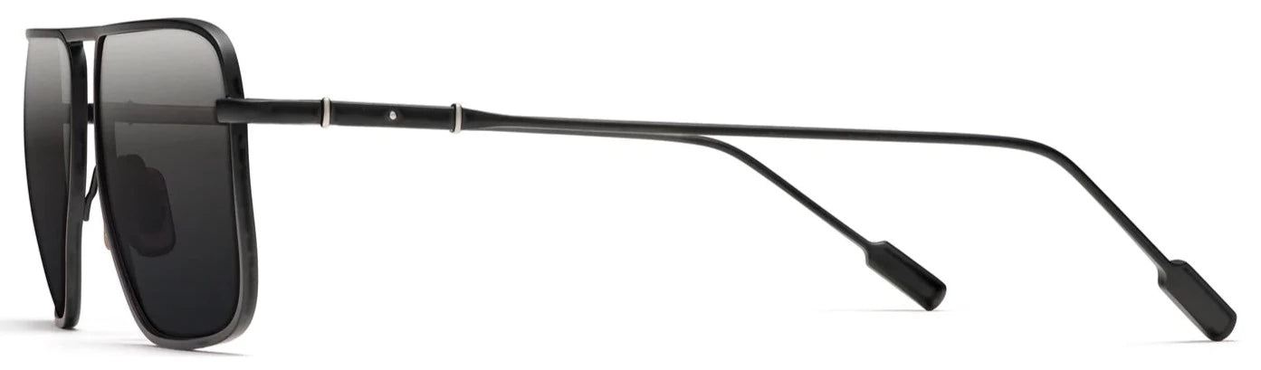 Alexander Daas - Robert Marc Series 7: 7006 Sunglasses - Matte Black - Side View