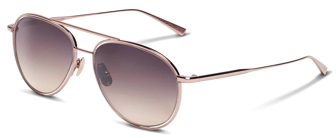 Alexander Daas - SALT Optics Columbia Sunglasses - Rose Gold - Side View