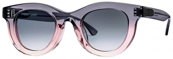 Alexander Daas - Thierry Lasry Consistency 764 Sunglasses - Grey & Rose - Side View