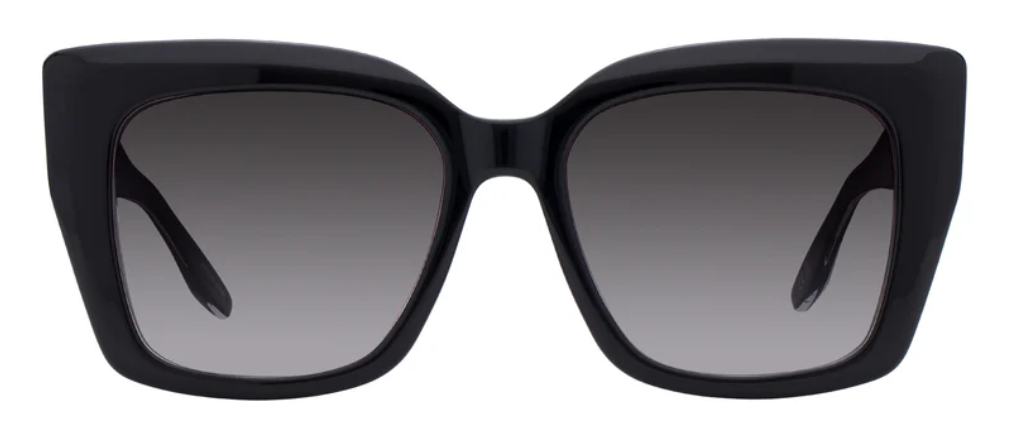 Alexander Daas - Barton Perreira Devine Sunglasses - Black/Crystal/Gold - Smolder - Front View