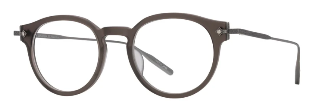 Alexander Daas - Barton Perreira Eugene Eyeglasses - Matte Dusk Pewter - Side View