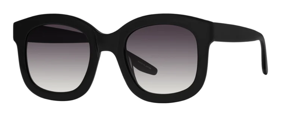 Alexander Daas - Barton Perreira Quannah Sunglasses - Black - Smolder - Front View