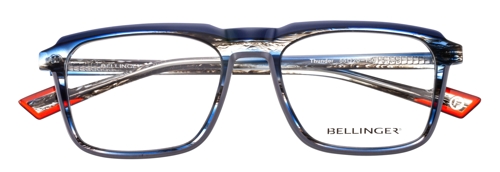 Alexander Daas - Bellinger Thunder Eyeglasses - Color 445 - Front View