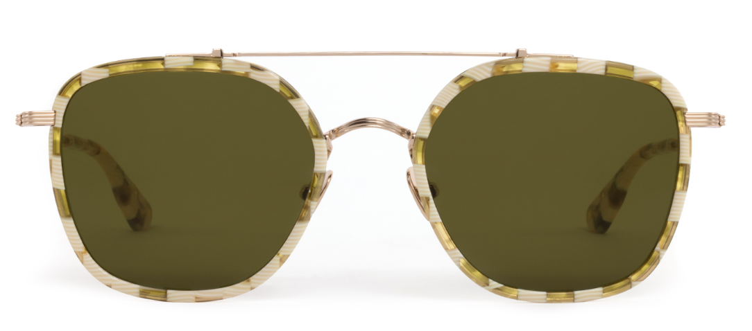 Alexander Daas - Krewe Austin Sunglasses - Oki Yuzu - Front View