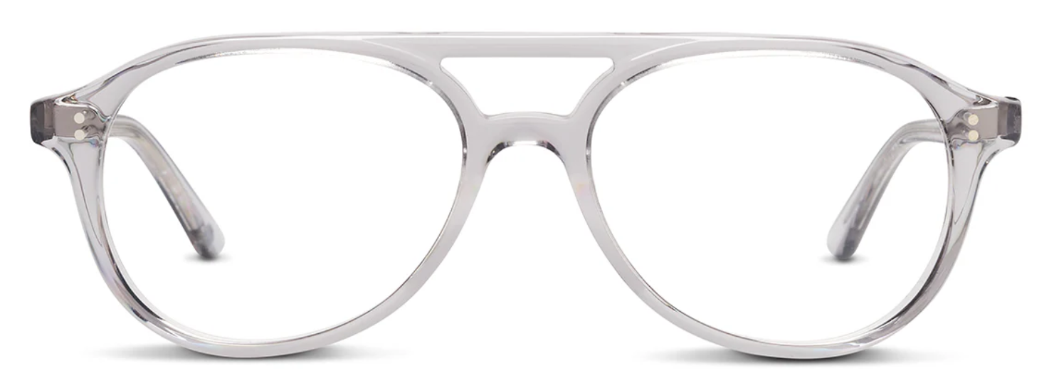 Alexander Daas - Salt Optics Hancock Eyeglasses - Smoke Grey - Front View