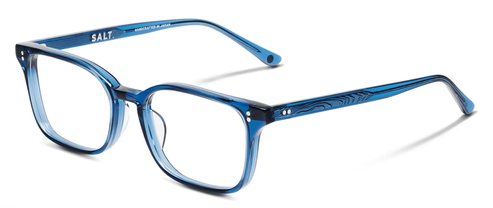 Alexander Daas - Salt Optics Livingston Eyeglasses - Indigo - Side View