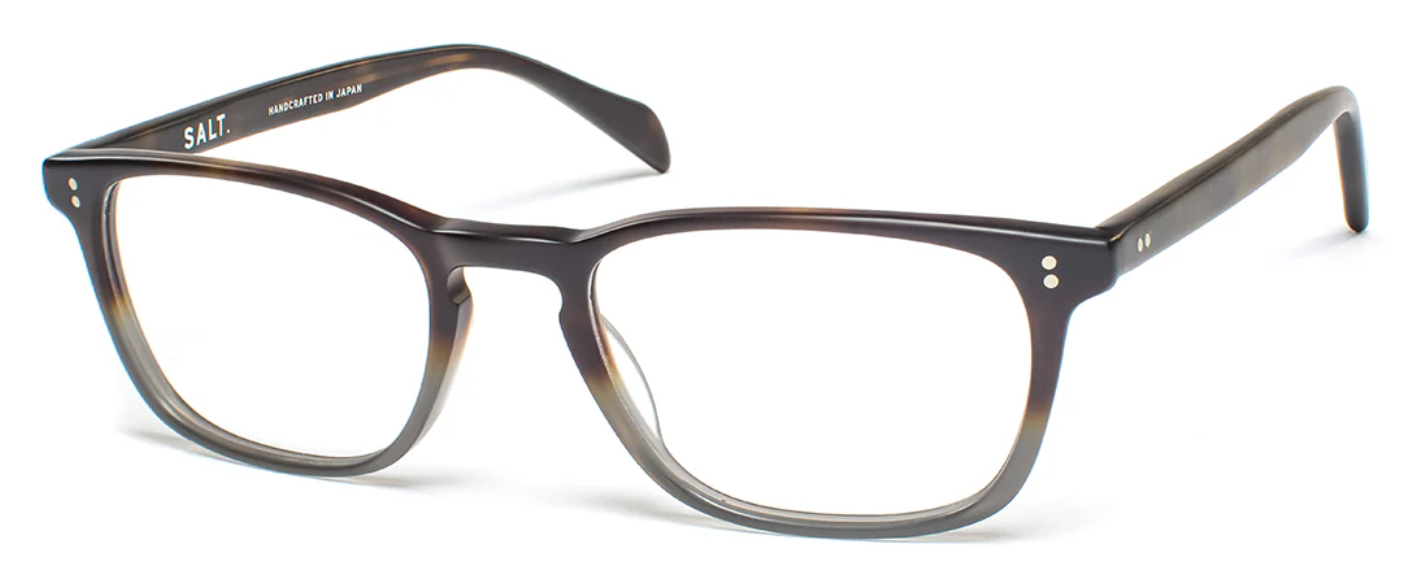 Alexander Daas - Salt Optics Zissou Eyeglasses - Matte Earth Grey - Side View