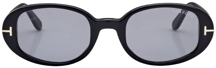 Alexander Daas - Tom Ford Iggy FT1364 Sunglasses - 01B Shiny Black - Grey - Front View