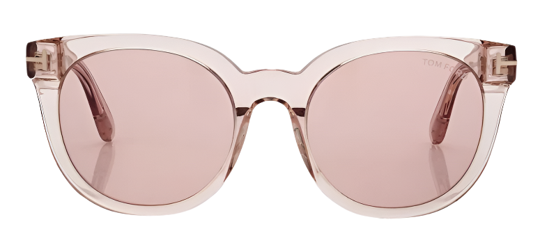 Alexander Daas - Tom Ford Moira FT1109 Sunglasses - Shiny Light Pink - Bordeaux - Front View