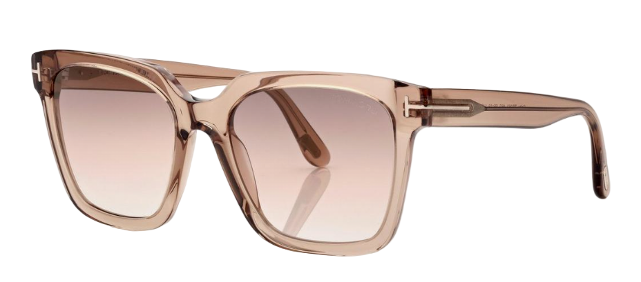 Alexander Daas - Tom Ford Selby FT0952 Sunglasses - 45G Transparent Light Brown - Brown Gradient - Side View