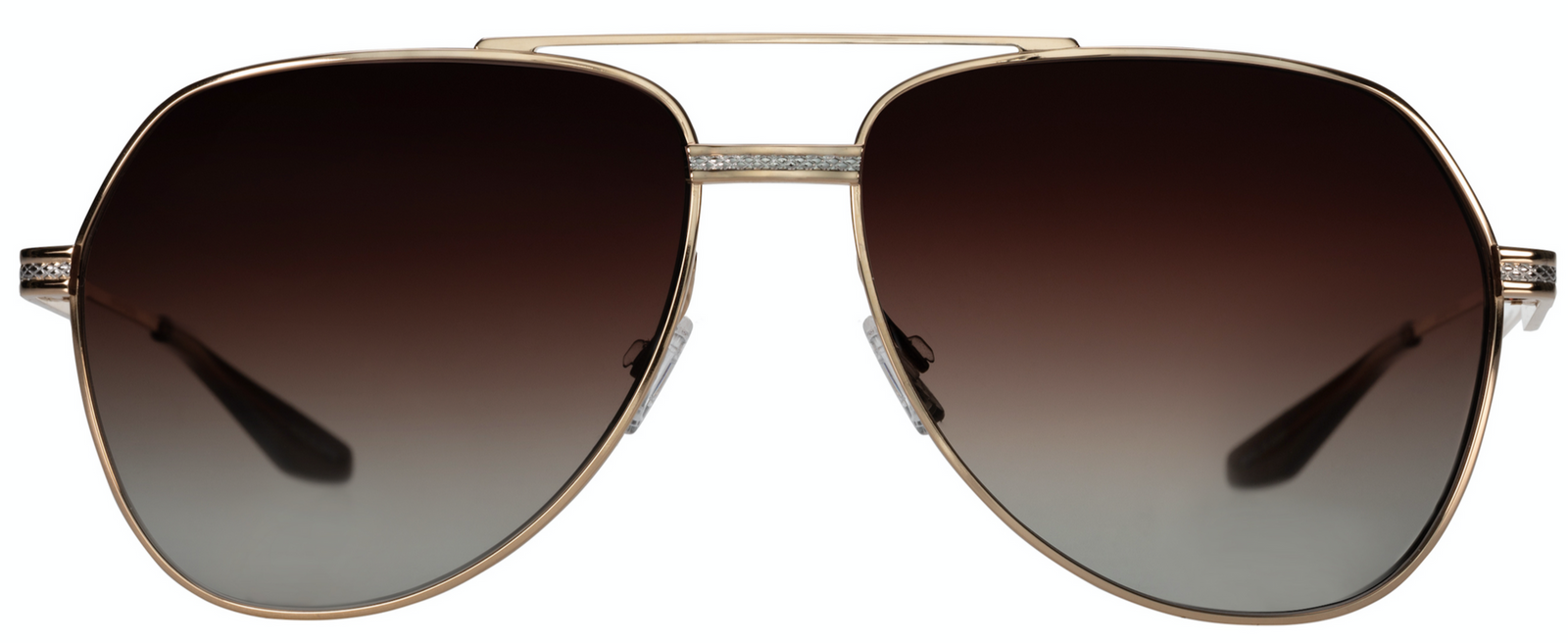 Alexander Daas - Barton Perreira 007 Avtak Sunglasses - Gold & Silver - Front View
