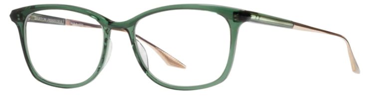 Alexander Daas - Barton Perreira Bader Eyeglasses - Jasper & Gold - Side View