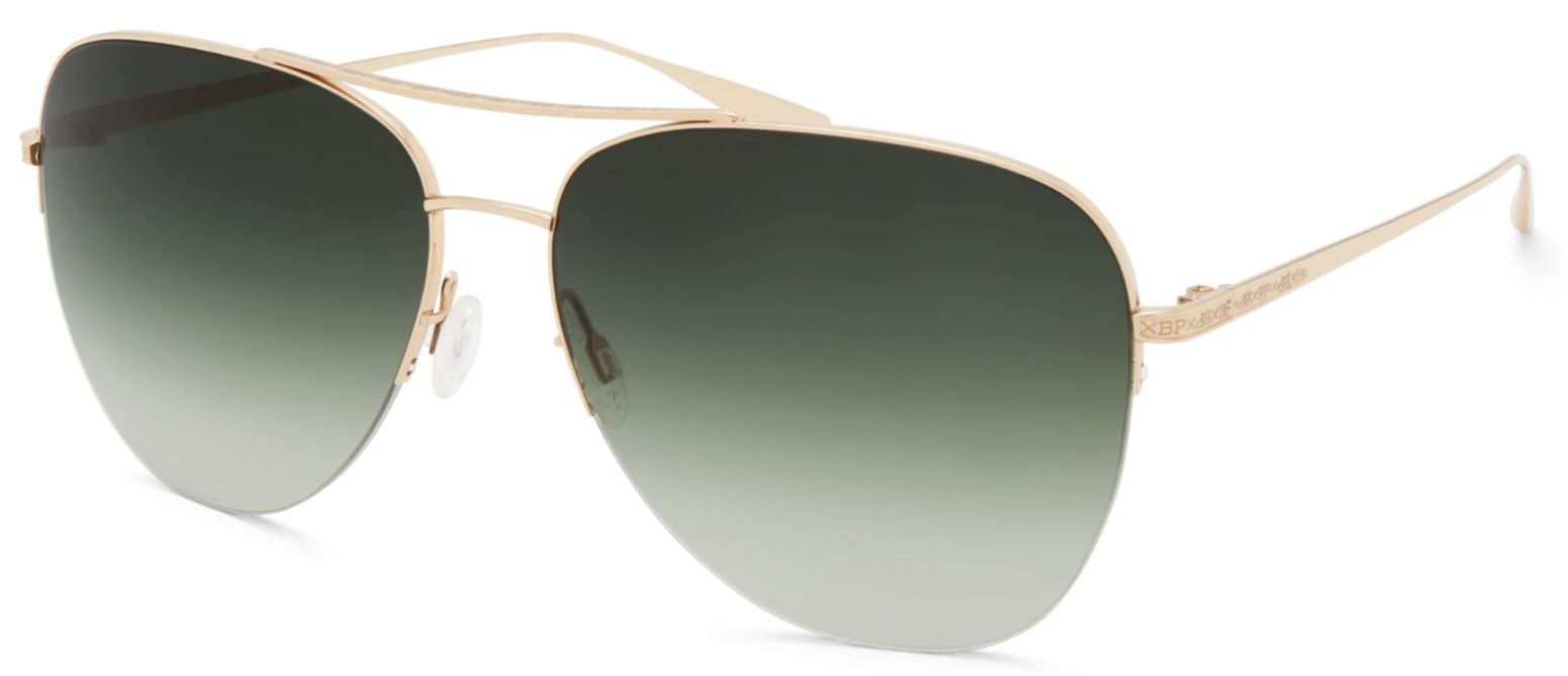 Alexander Daas - Barton Perreira Chevalier Sunglasses - Gold & Julep - Side View