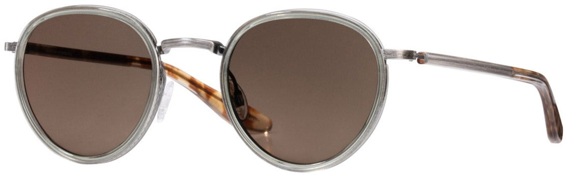 Alexander Daas - Barton Perreira Echelon Sunglasses - Absinthe, Chestnut & Pewter - Side View