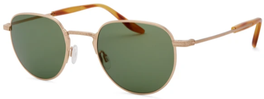 Alexander Daas - Barton Perreira Harald Sunglasses- Gold & Bottle Green - Side View