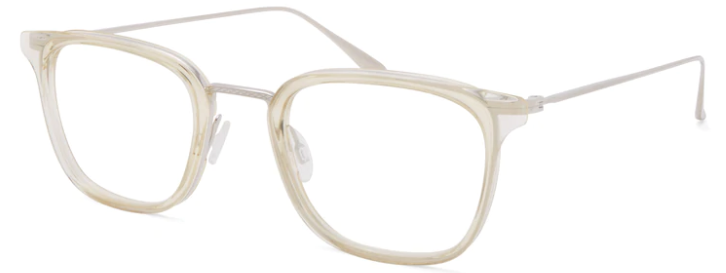 Alexander Daas - Barton Perreira Healey Eyeglasses - Champagne & Silver - Side View