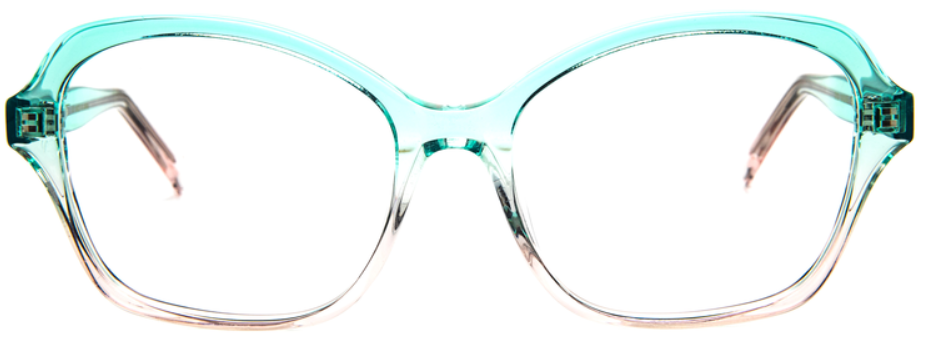 Alexander Daas - Bevel Nadine Eyeglasses - Foam & Beige - Front View