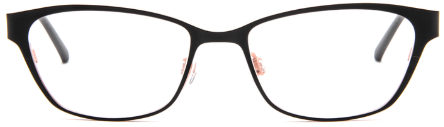 Alexander Daas - Bevel Robona Eyeglasses - Black & Ginger Cream - Front View
