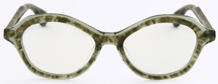 Alexander Daas - Blake Kuwahara Bardi Eyeglasses - Moss - Front View