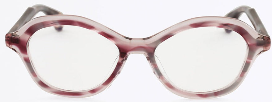 Alexander Daas - Blake Kuwahara Bardi Eyeglasses - Plum - Front View