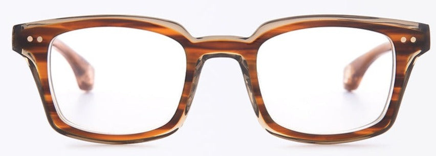 Alexander Daas - Blake Kuwahara Nelson Eyeglasses - Bark - Front View