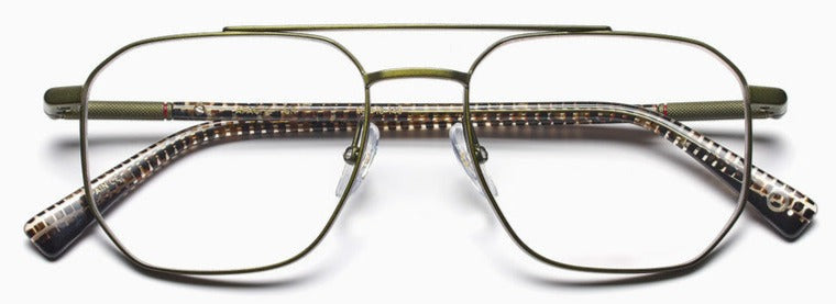 Alexander Daas - Etnia Barcelona Apache Eyeglasses - Green - Front View