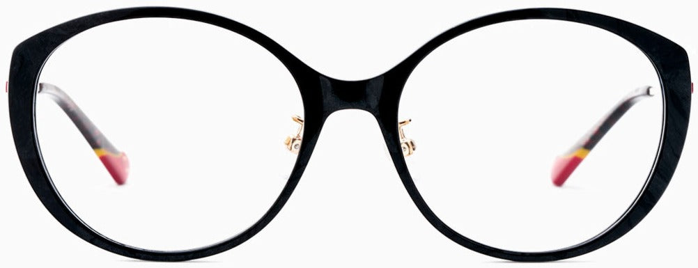 Alexander Daas - Etnia Barcelona Daegu Eyeglasses - Black & Golden - Front View