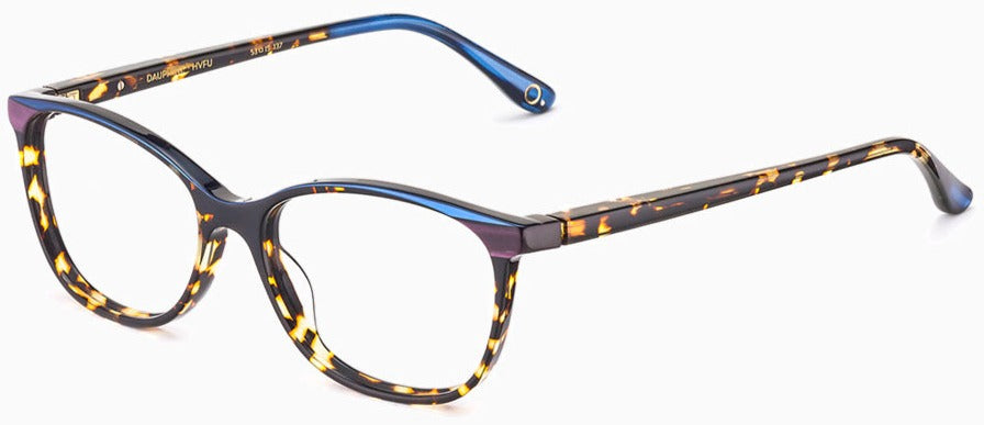 Alexander Daas - Etnia Barcelona Dauphine Eyeglasses - Havana Fuchsia - Angle