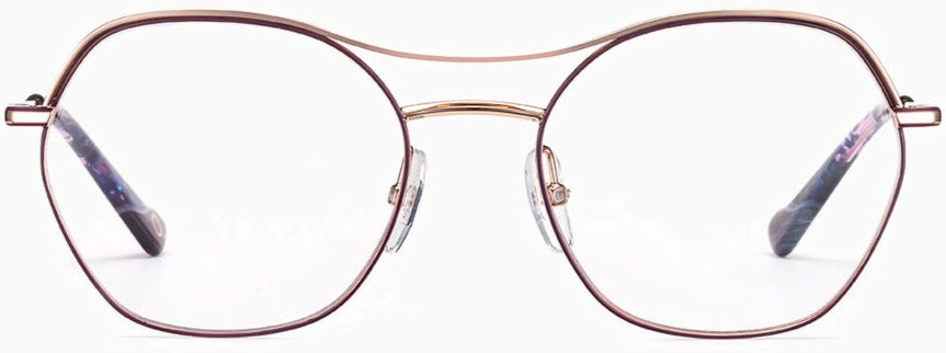 Alexander Daas - Etnia Barcelona Kampen Eyeglasses - Pink Gold & Purple - Front View