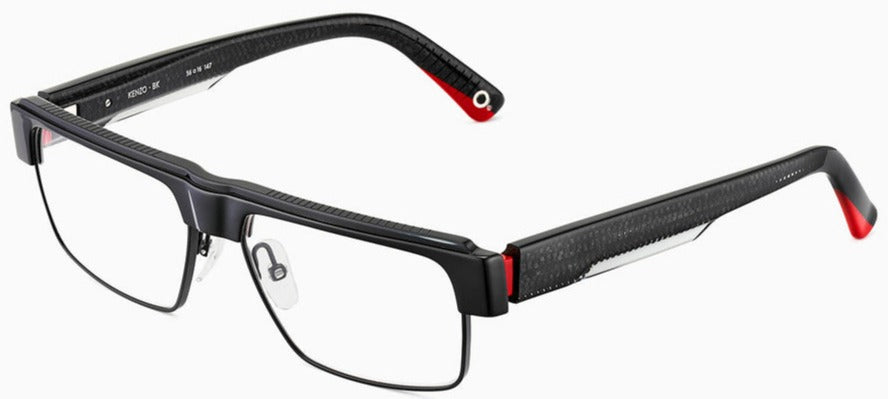 Alexander Daas - Etnia Barcelona Kenzo Eyeglasses - Black - Side View