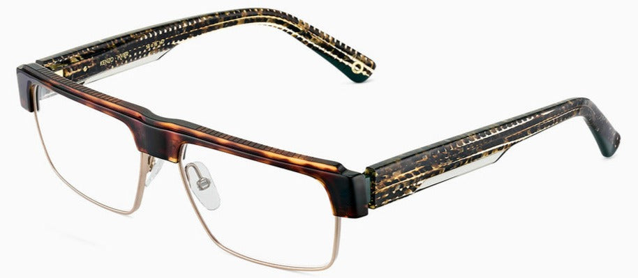 Alexander Daas - Etnia Barcelona Kenzo Eyeglasses - Havana Brown - Side View