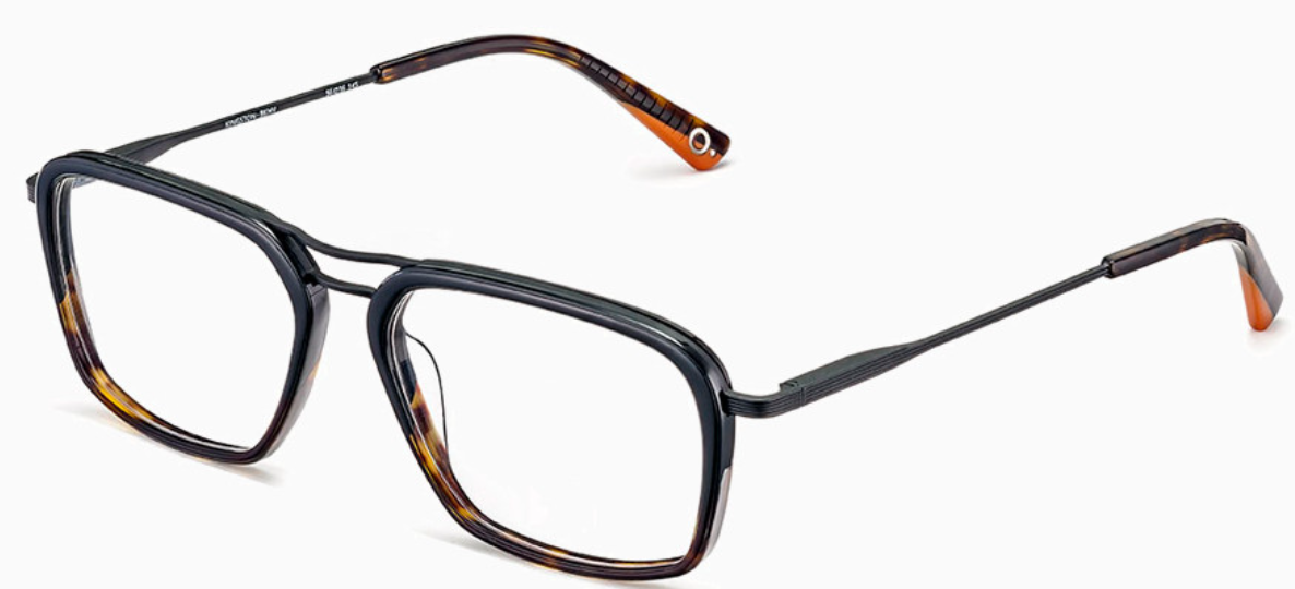 Alexander Daas - Etnia Barcelona Kingston Eyeglasses - Black Havana - Side View