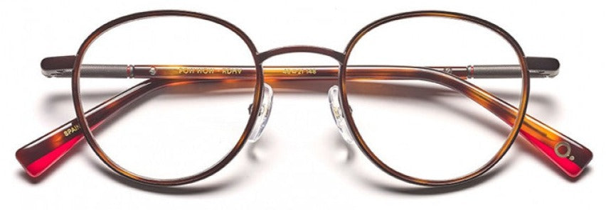 Alexander Daas - Etnia Barcelona Pow Wow Eyeglasses - Red Havana - Front View