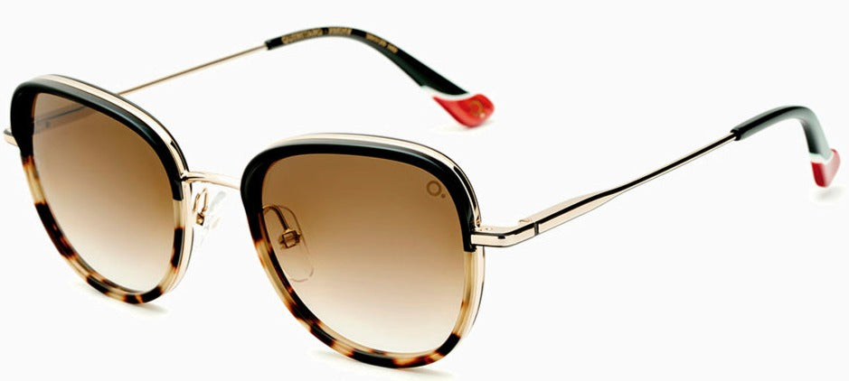 Alexander Daas - Etnia Barcelona Queretaro Sunglasses - Black Havana - Angle