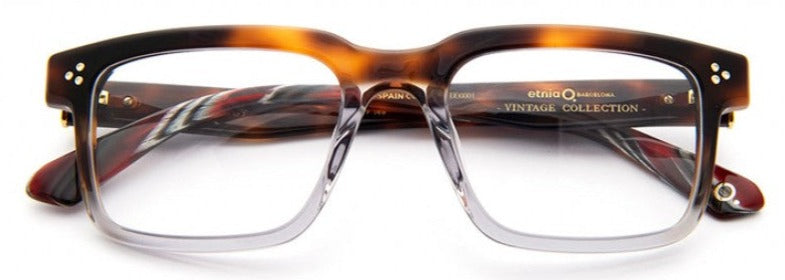 Alexander Daas - Etnia Barcelona Quinn Eyeglasses - Havana Grey - Front View