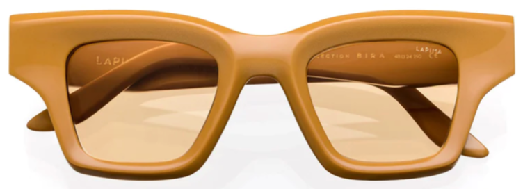 Alexander Daas - Lapima Bira Sunglasses - Capim Village & Yellow - Front View