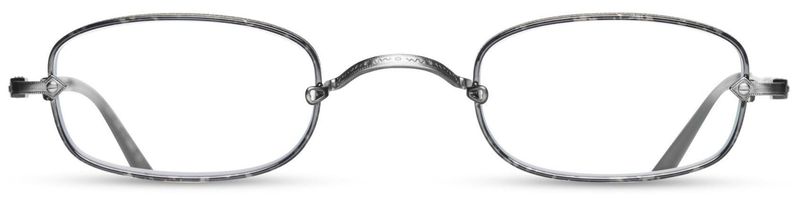 Alexander Daas - Matsuda M10211H Eyeglasses - Antique Silver - Front View