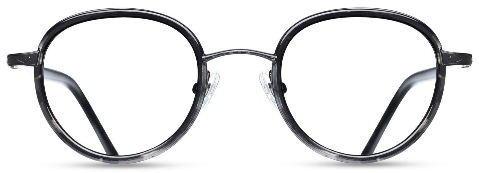 Alexander Daas - Matsuda M3006 Eyeglasses - Shiny Grey & Tortoise - Front View