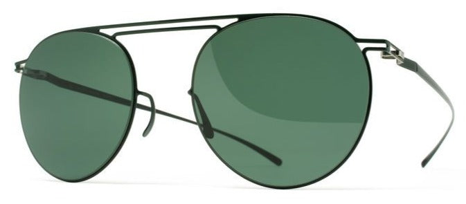 Alexander Daas - Mykita + Maison Margiela Esse 009 Sunglasses - Dark Green - Side View