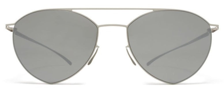 Alexander Daas - Mykita + Maison Margiela Esse 010 Sunglasses - Light Grey - Front View