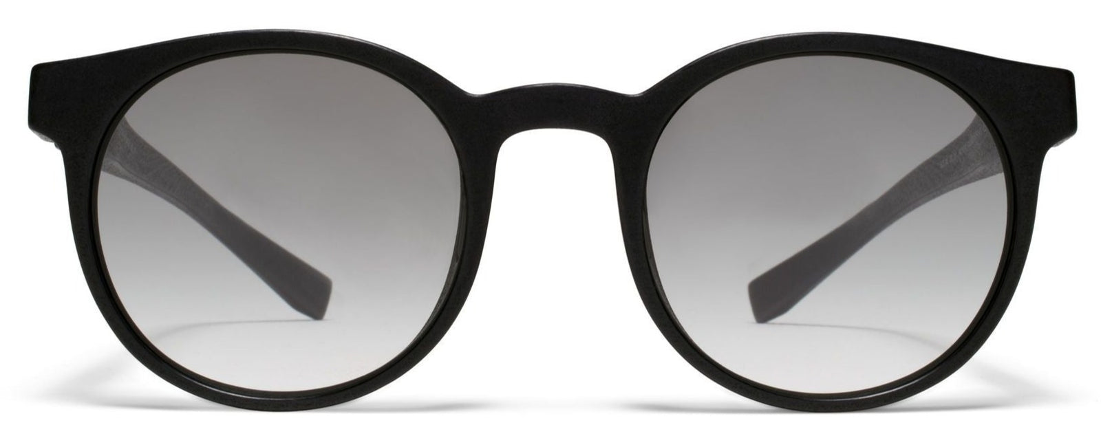 Alexander Daas - Mykita Mylon Omega Sunglasses - Pitch Black & Grey Gradient - Front View