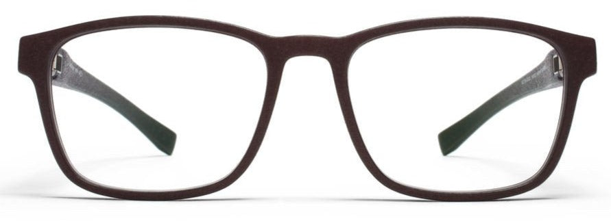 Alexander Daas - Mykita Mylon Triton Eyeglasses - Ebony Brown - Front View