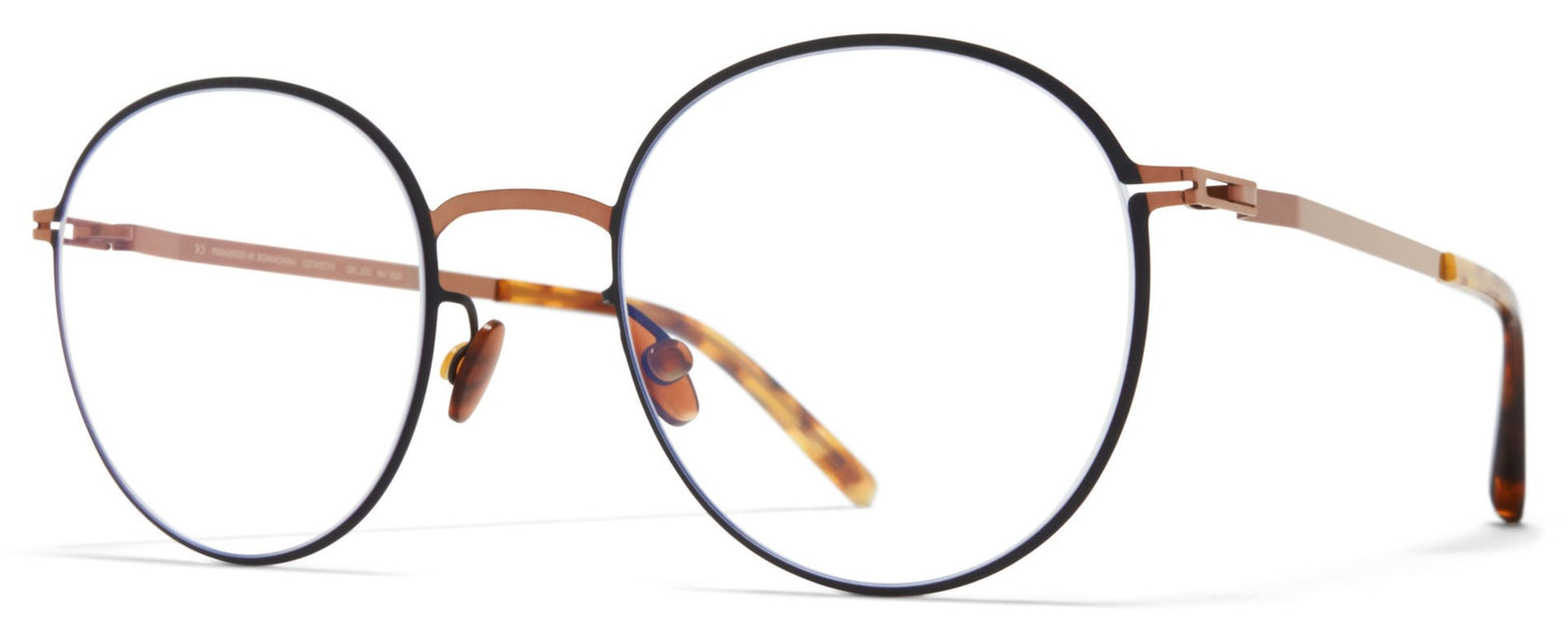 Alexander Daas - Mykita Vabo Eyeglasses - Copper & Black - Side View