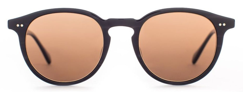 Alexander Daas - SALT Optics Buck Sunglasses - Black Shadow & Deep Brown - Front View