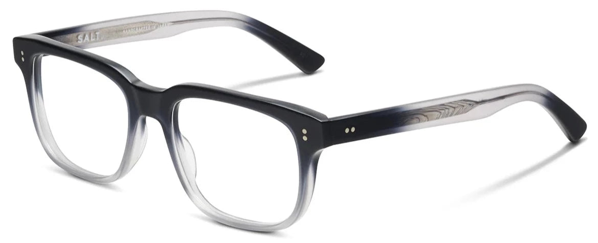 Alexander Daas - SALT Optics Campbell Eyeglasses - Matte Coastal Fog - Side View